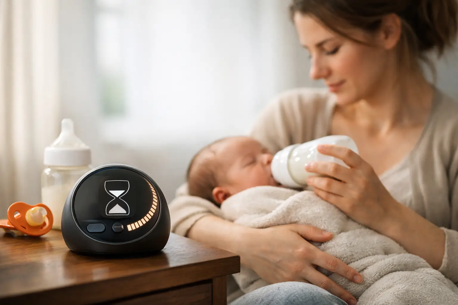 A Feeding Timer for Newborns That Keeps Up