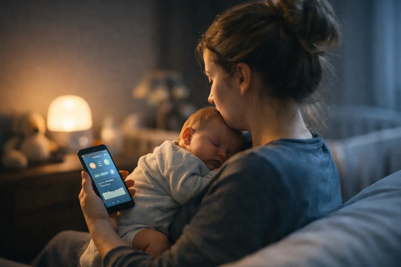How a Newborn Routine App Helps at 3 A.M.