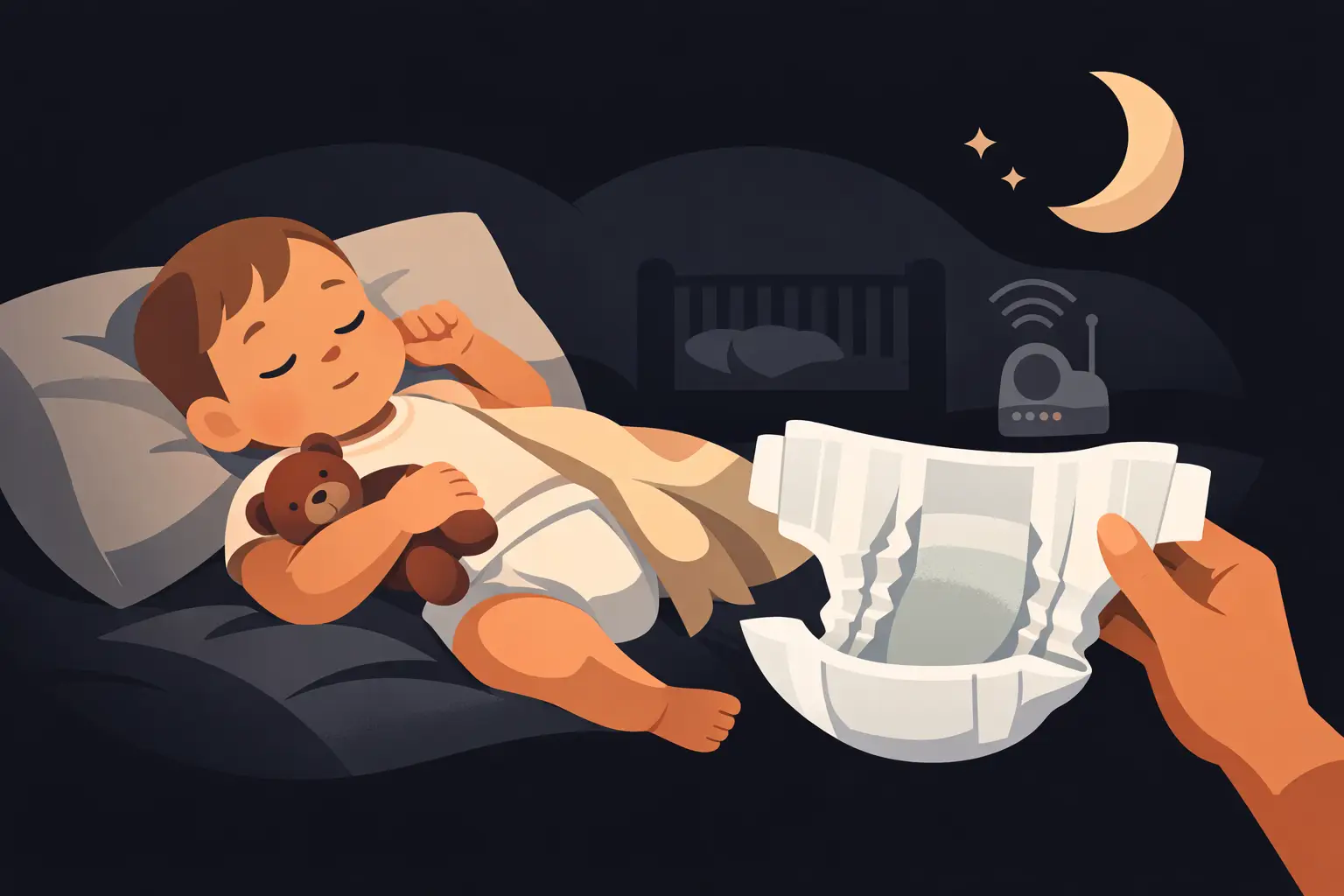 Should I Change Wet Diaper if Baby Is Sleeping?