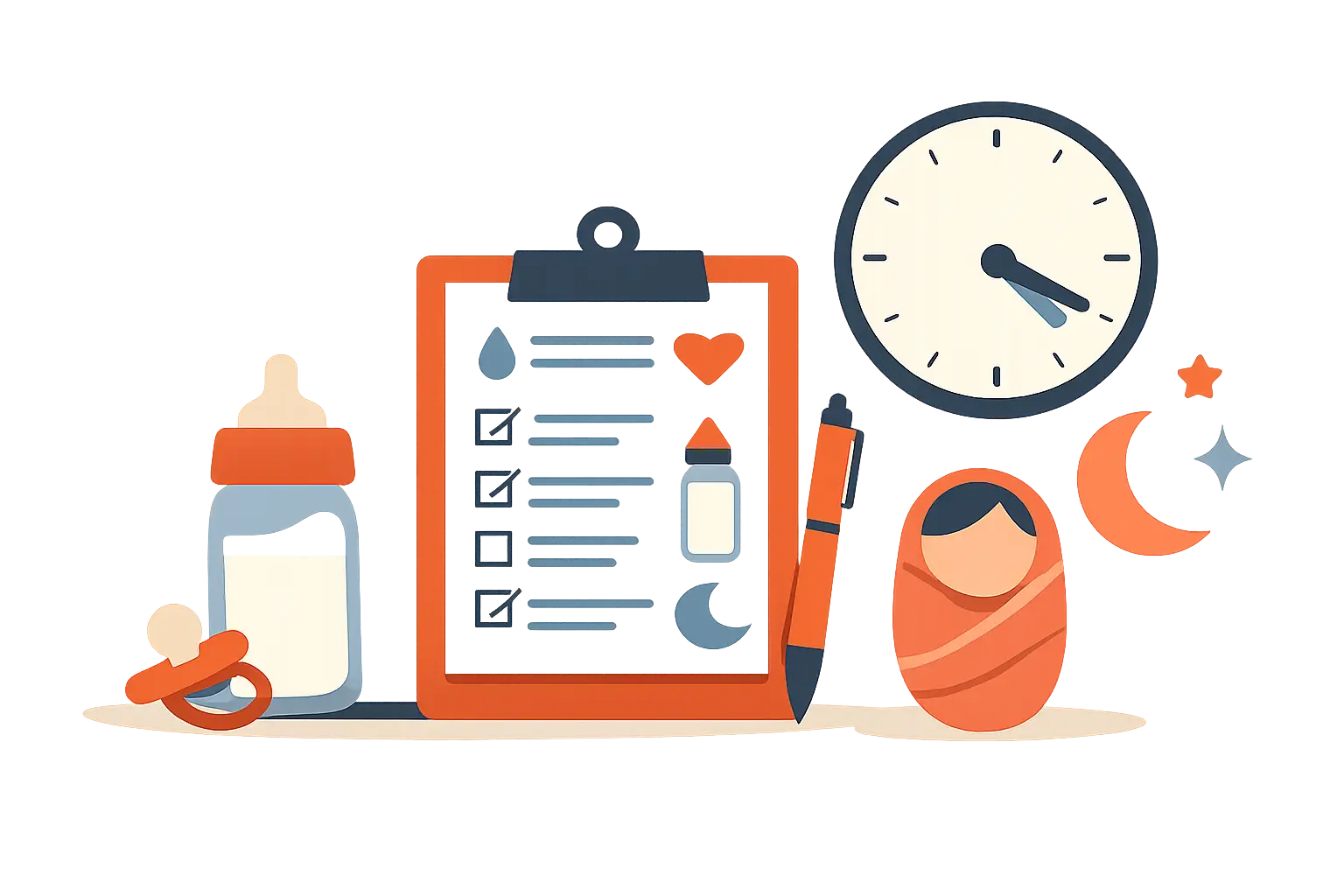 Newborn Care Log Guide for Tired New Parents
