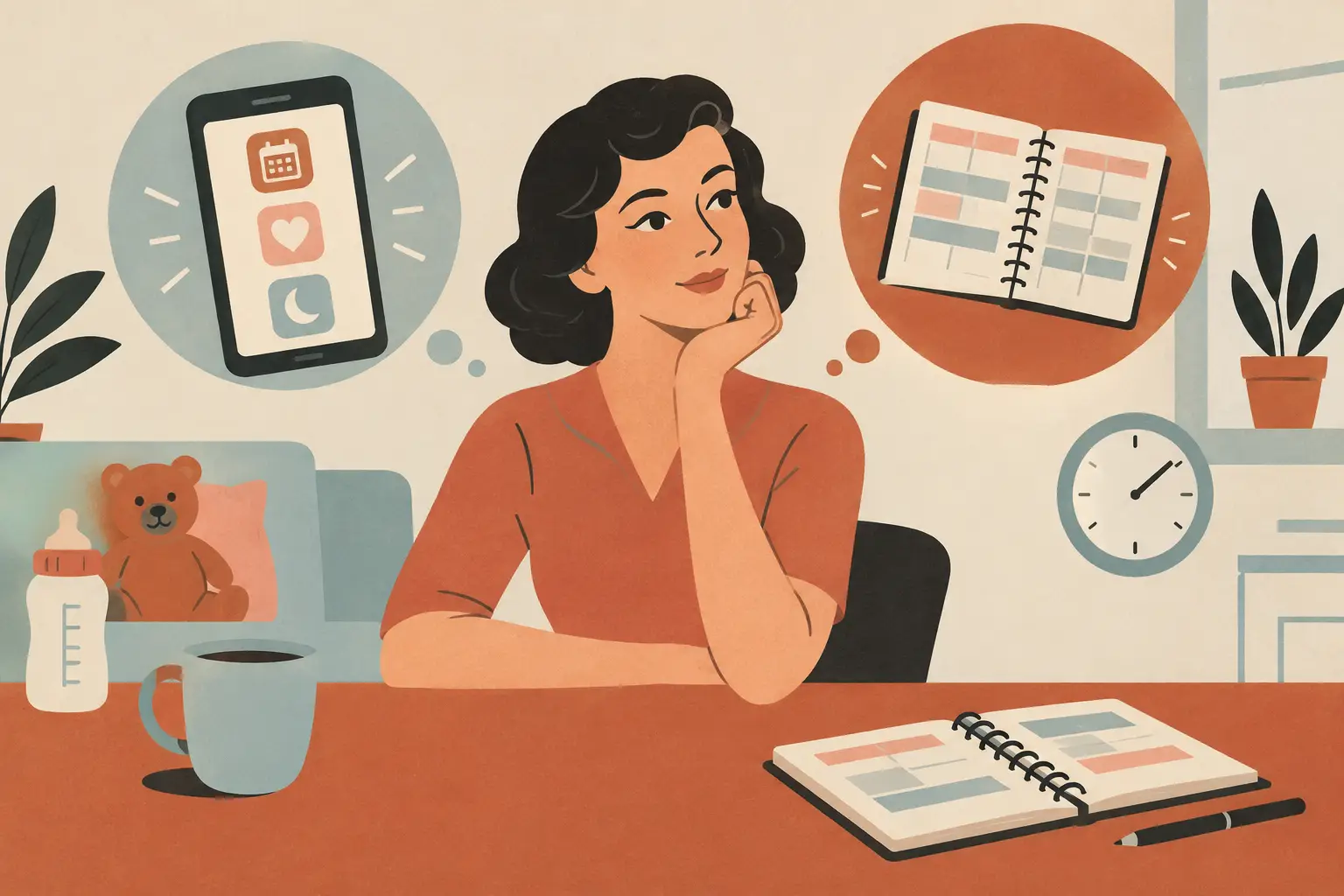 Parenting Apps Versus Planners for Busy Days