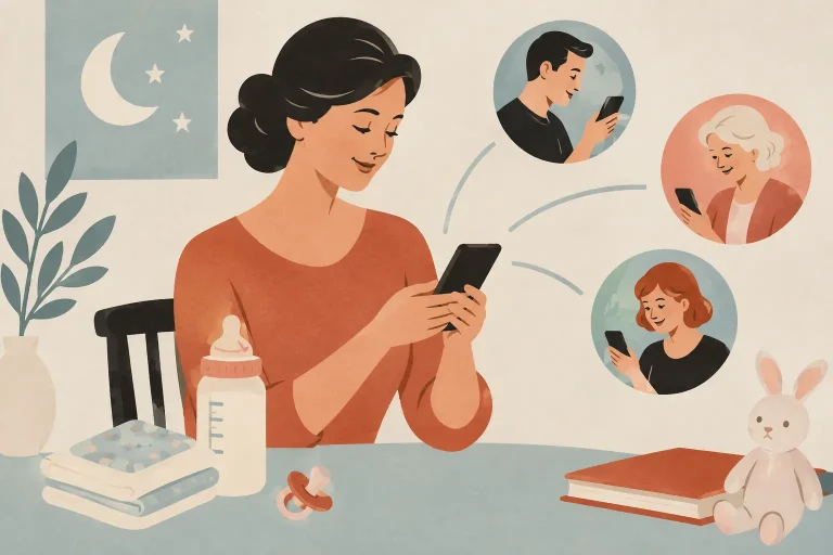 How to Share Baby Logs Without the Group Chat