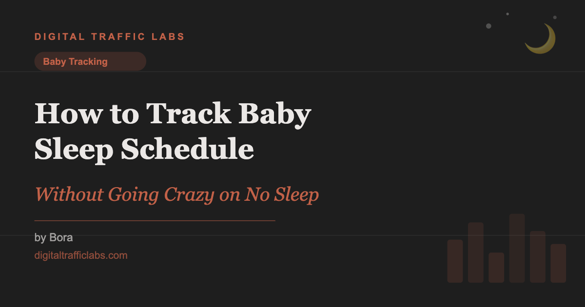 How to track baby sleep schedule - FeedRight baby tracker guide